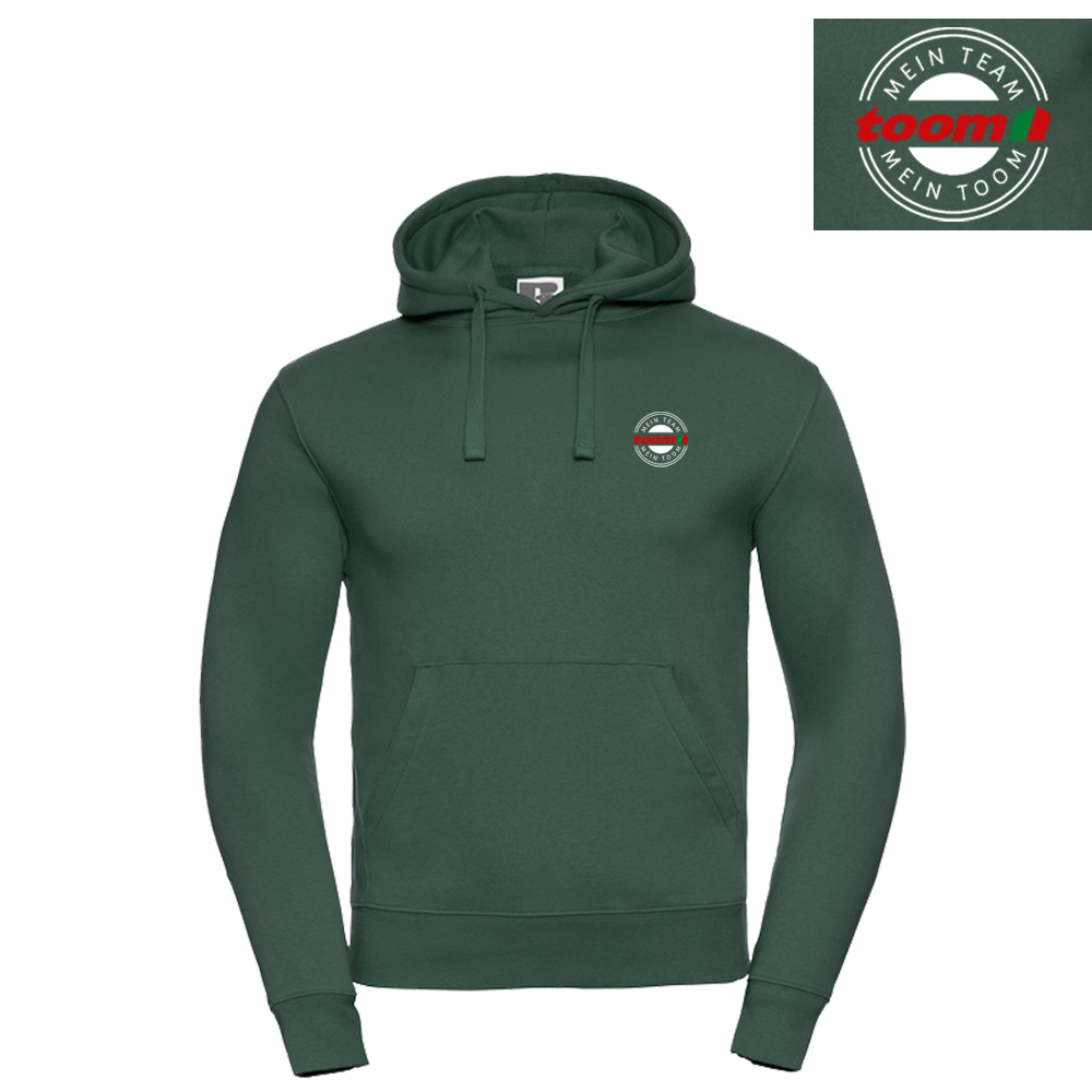 Bedruckter toom Premium Classic Hoodie Unisex Bottle Green XXL